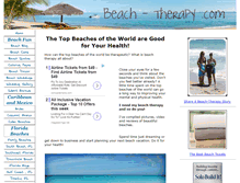 Tablet Screenshot of beach-therapy.com